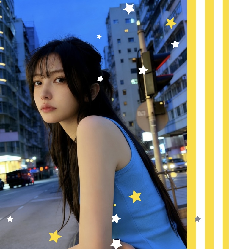 A sample dotted photo collage made with DotBoop